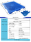 1200 * 1400 पुनर्नवीनीकरण नेस्टेबल प्लास्टिक पैलेट वेयरहाउस स्टोरेज प्लास्टिक स्किड्स