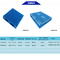 चीन में 1200 x 1200 मिमी एचडीपीई प्लास्टिक पैलेट यूरो मानक आकार हेवी ड्यूटी